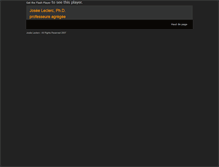 Tablet Screenshot of joseeleclerc.concordia.ca