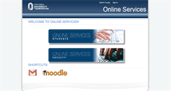 Desktop Screenshot of onlineservices.concordia.ab.ca