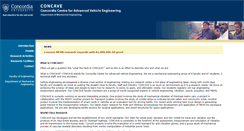 Desktop Screenshot of concave.concordia.ca