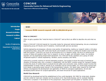 Tablet Screenshot of concave.concordia.ca