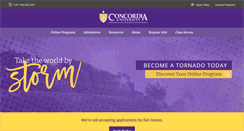 Desktop Screenshot of online.concordia.edu