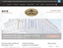 Tablet Screenshot of concordia.se