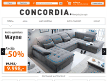 Tablet Screenshot of concordia.hr