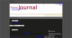 Desktop Screenshot of cjournal.concordia.ca