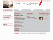 Tablet Screenshot of concordia.at