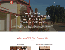 Tablet Screenshot of concordia.org